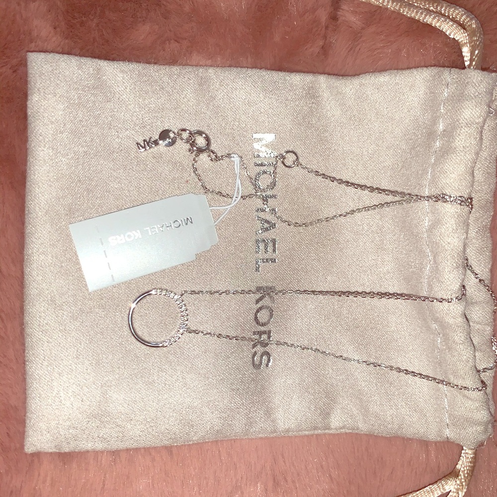 Beautiful Sterling Silver Michael Kors Necklace